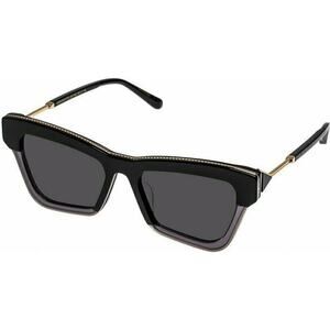 Karen Walker Black Smoke Dark Matter Cat Eye Sunglasses Modern Fashion K33-11